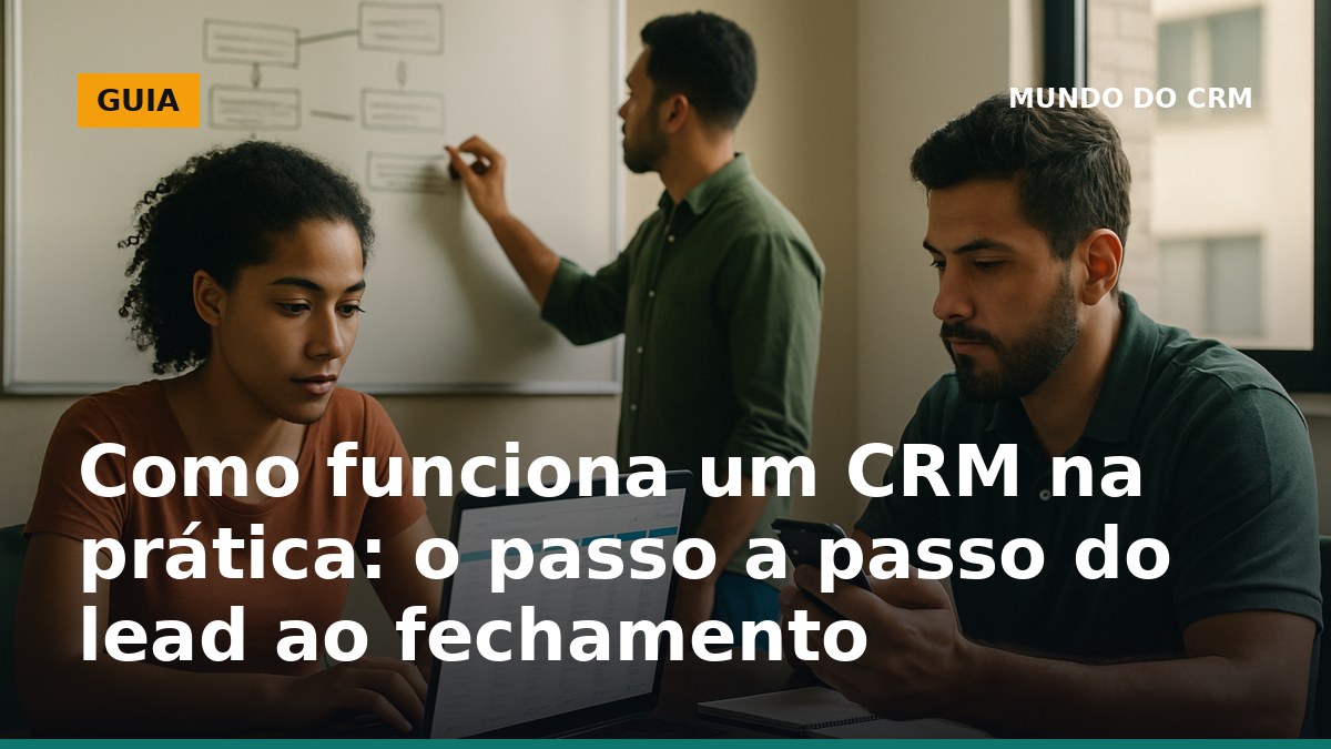 Como funciona um CRM na prática do lead ao fechamento no pipeline de vendas